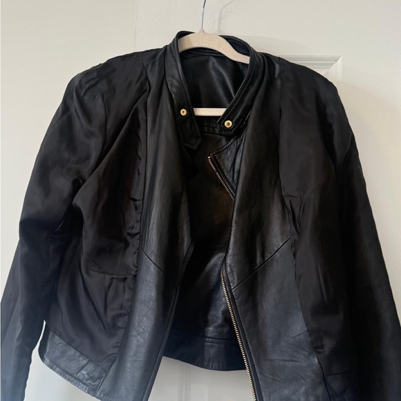 Michael Kors Leather jacket - Picture 1 of 6